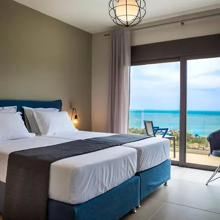 New Blue With Private Pool At Trapezaki Afrato