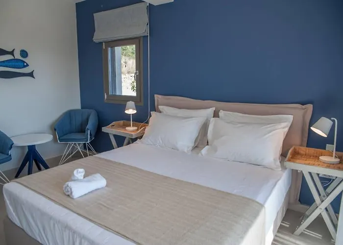 וילה New Blue With Private Pool At Trapezaki *